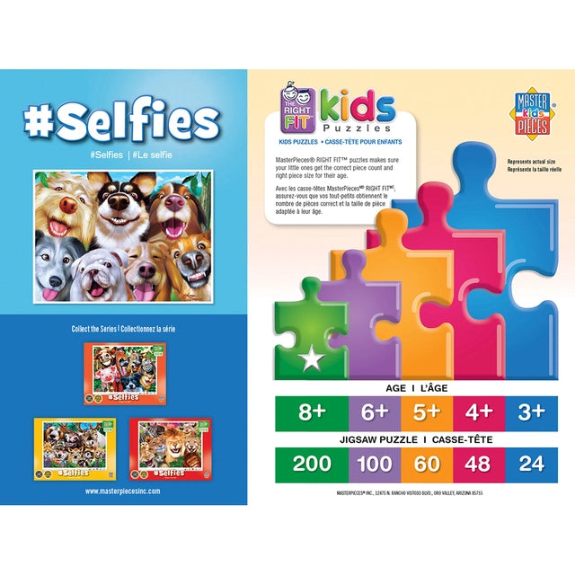 Goofy Grins Selfies Right Fit 200 Piece Kids Puzzle