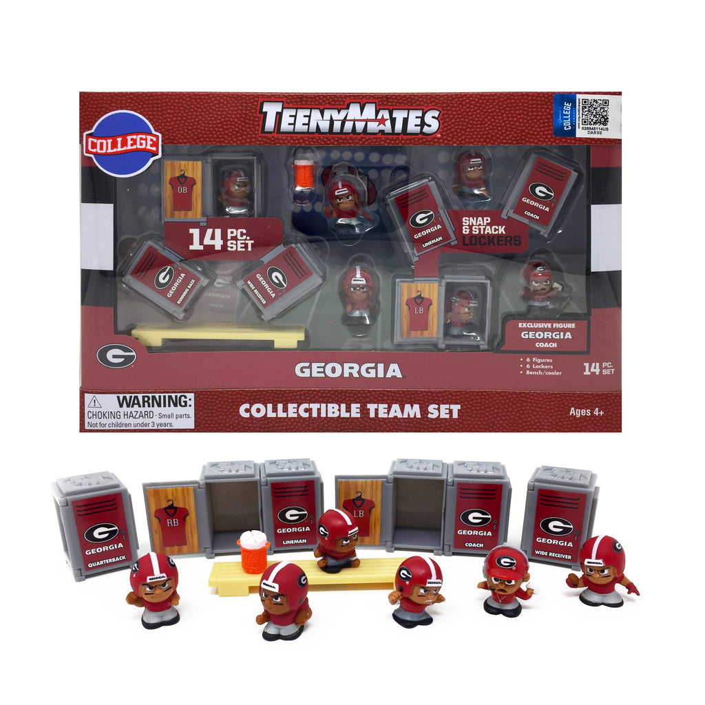 Georgia Bulldogs Teenymates Collectible Team Set 14PC