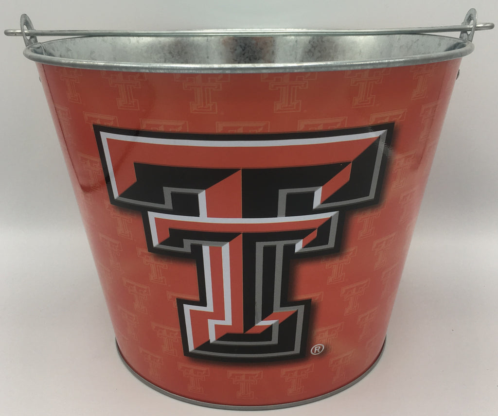 Ncaa Aluminum Bucket 5 Qt Drink Party Ice Metal Pail - Choose Your Team