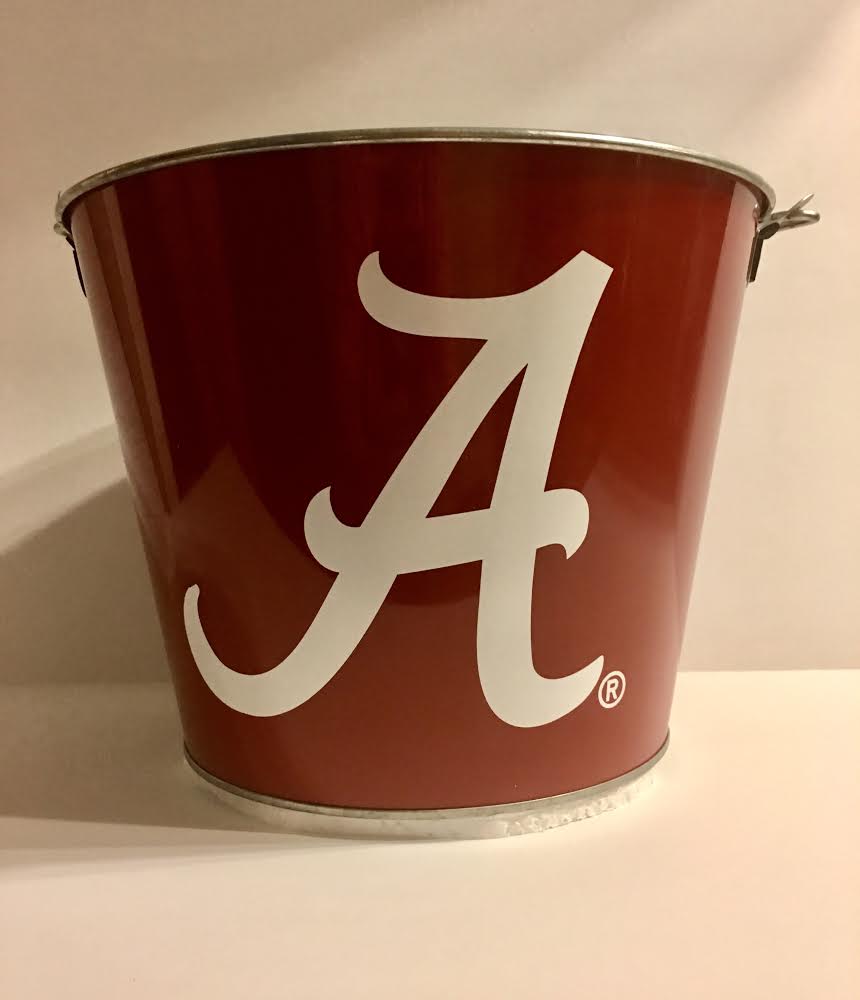 Ncaa Aluminum Bucket 5 Qt Drink Party Ice Metal Pail - Choose Your Team