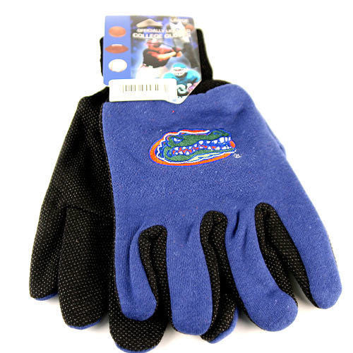 College Sport Utility Work Play Gloves Ncaa No Slip Grip Adult Pick Your Team