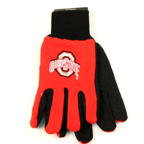 College Sport Utility Work Play Gloves Ncaa No Slip Grip Adult Pick Your Team