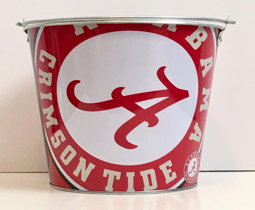 Ncaa Aluminum Bucket 5 Qt Drink Party Ice Metal Pail - Choose Your Team