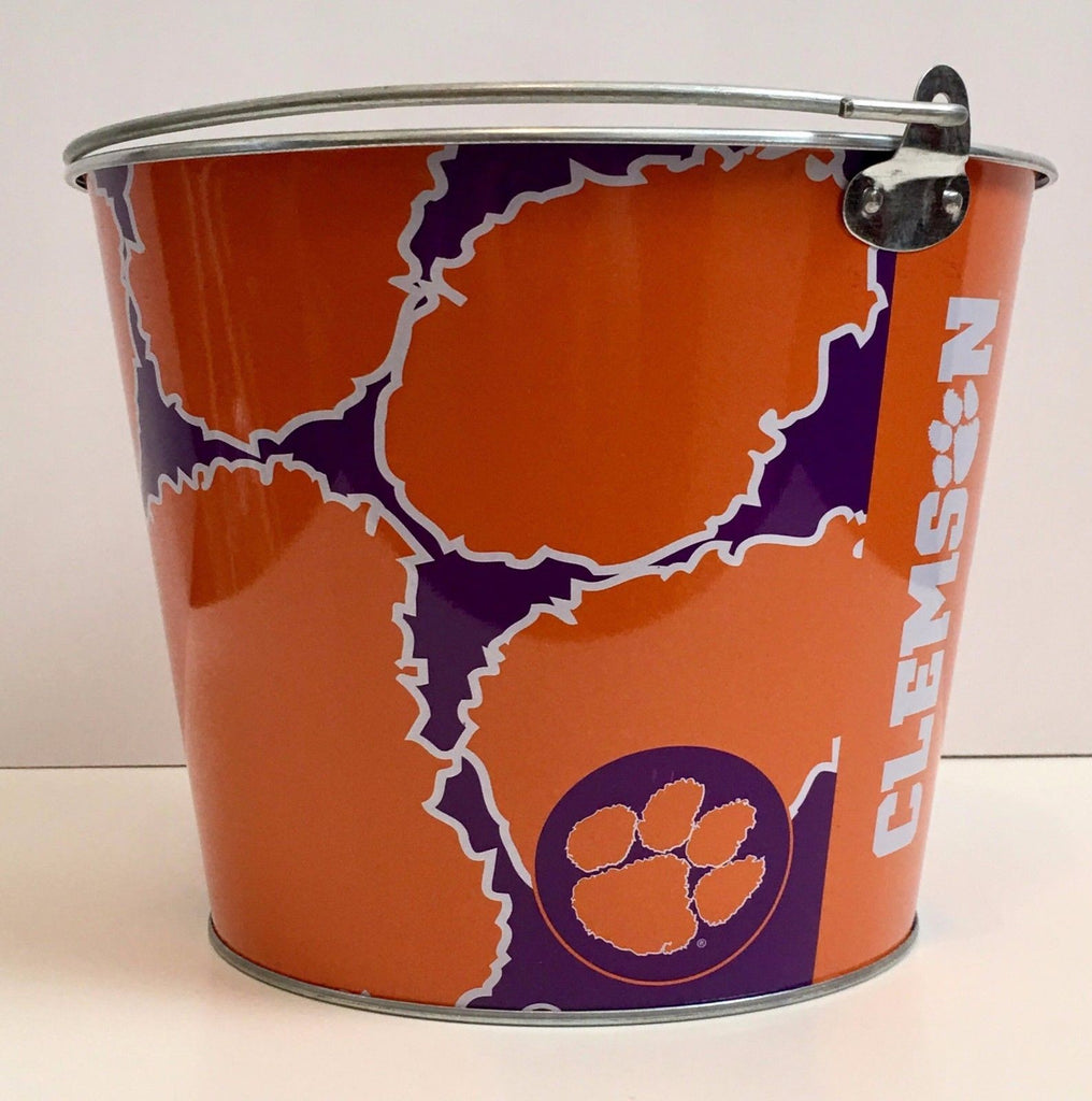 Ncaa Aluminum Bucket 5 Qt Drink Party Ice Metal Pail - Choose Your Team