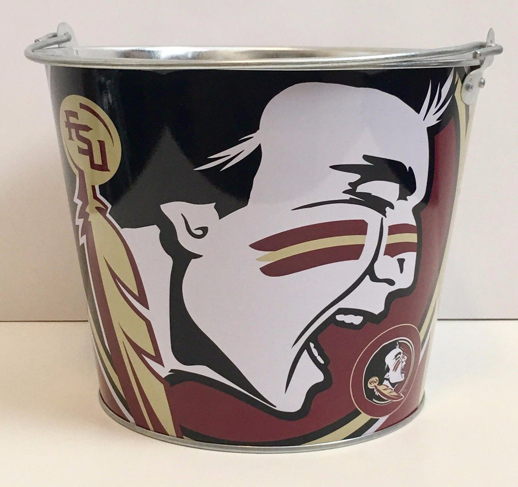 Ncaa Aluminum Bucket 5 Qt Drink Party Ice Metal Pail - Choose Your Team