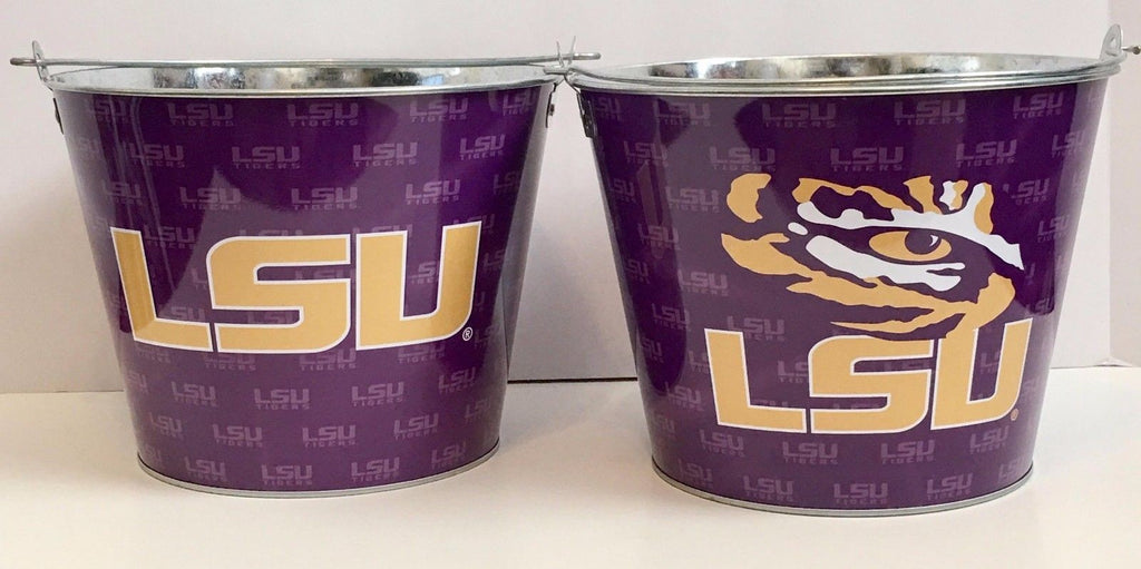 Ncaa Aluminum Bucket 5 Qt Drink Party Ice Metal Pail - Choose Your Team