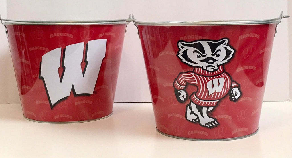 Ncaa Aluminum Bucket 5 Qt Drink Party Ice Metal Pail - Choose Your Team