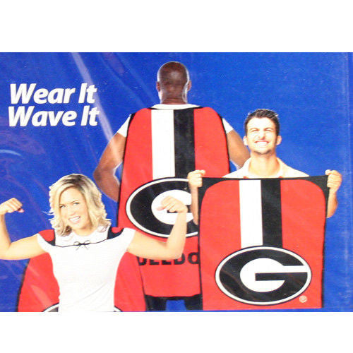 Fan Flag Banner Cape Ncaa 31.5" X 47" Tailgating Wear It Wave It-Pick Your Team