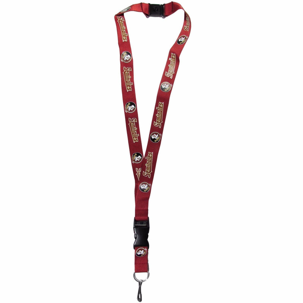 Lanyard Key Chain Clip Id / Ticket Badge Holder 21" Nylon Ncaa- Pick Your Team