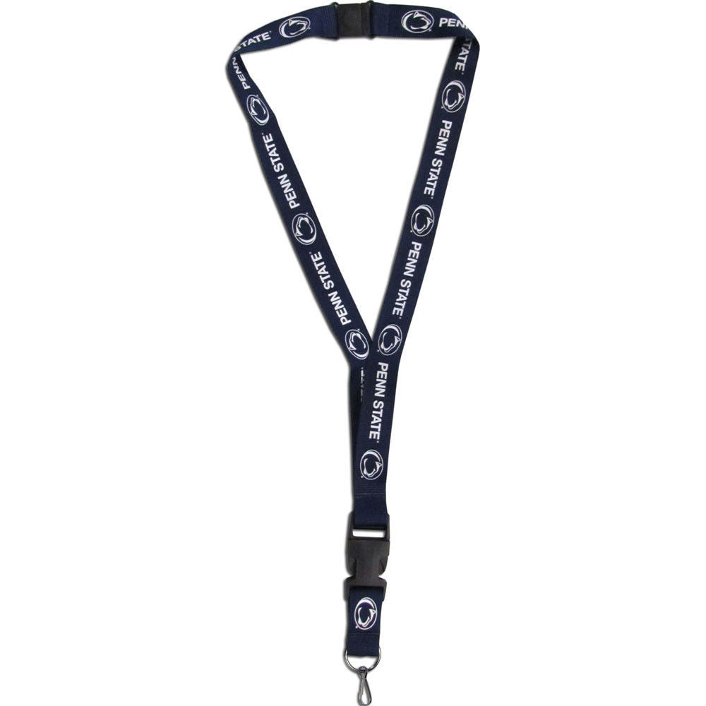 Lanyard Key Chain Clip Id / Ticket Badge Holder 21" Nylon Ncaa- Pick Your Team