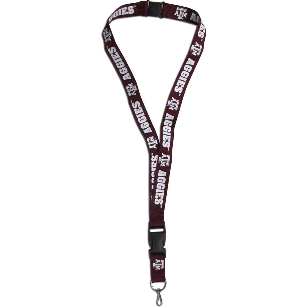 Lanyard Key Chain Clip Id / Ticket Badge Holder 21" Nylon Ncaa- Pick Your Team