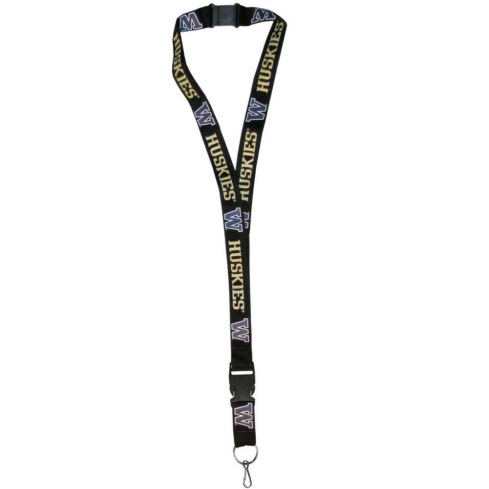 Lanyard Key Chain Clip Id / Ticket Badge Holder 21" Nylon Ncaa- Pick Your Team