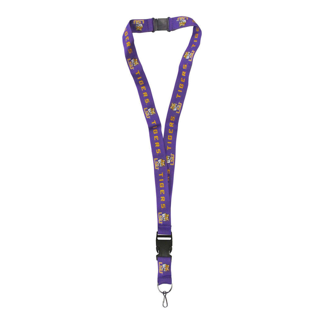 Lanyard Key Chain Clip Id / Ticket Badge Holder 21" Nylon Ncaa- Pick Your Team
