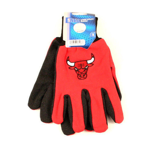 Nba Sport Utility Work Play Basketball Gloves No Slip Grip Adult- Pick Your Team