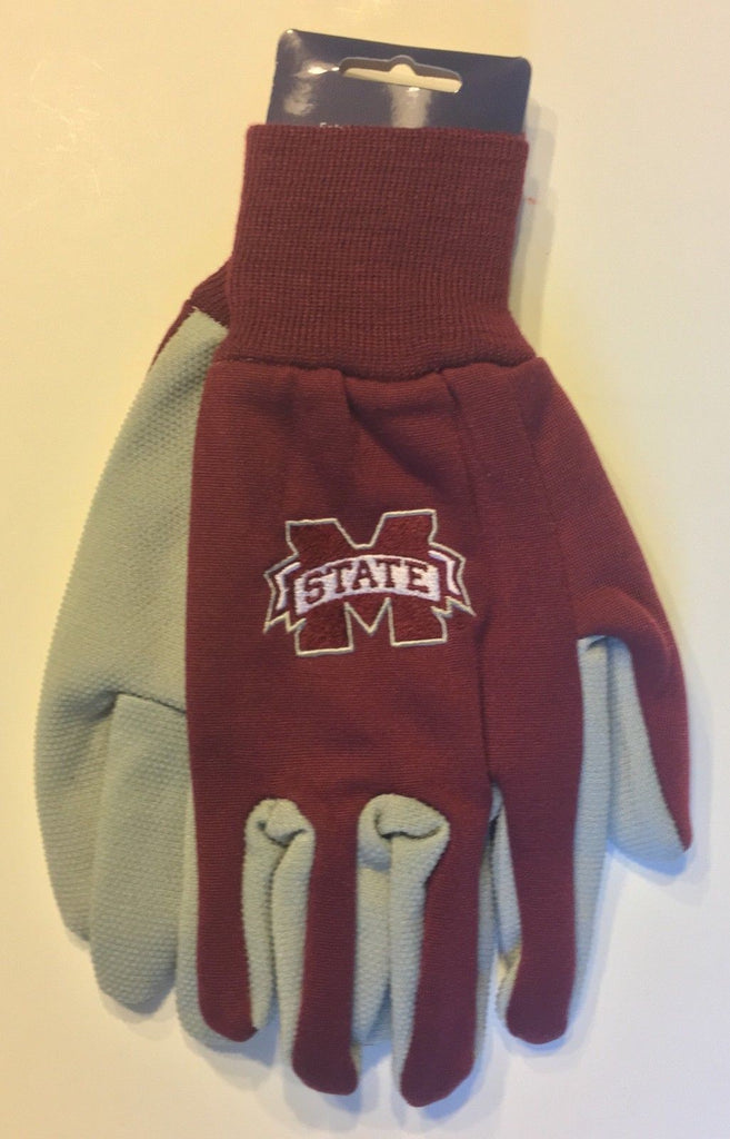 College Sport Utility Work Play Gloves Ncaa No Slip Grip Adult Pick Your Team