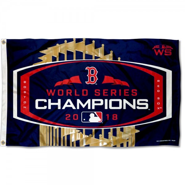 Boston Red Sox World Series Champions 2018 3'X 5' Banner Flag