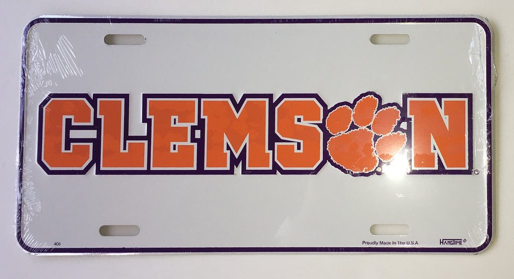 Clemson University Tigers Car Truck Tag License Plate Clemson Sign