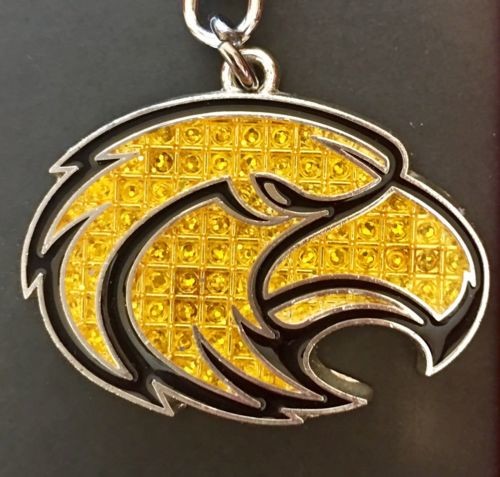 Southern Miss Golden Eagles Bling Keychain Shanghi Diamond Usm Mississippi Univ
