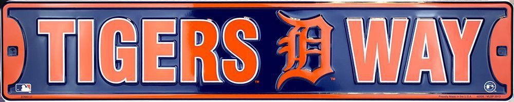 Detroit Tigers Street Sign