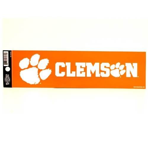 Clemson Tigers Bumper Sticker 11" X 3" Football Ncaa Car Truck Decal University