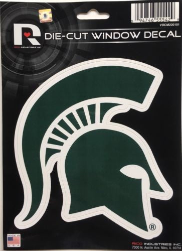 Michigan State Spartans Helmet Decal Die Cut