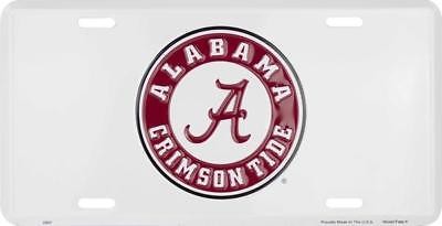 Alabama Crimson Tide Diamond License Plate