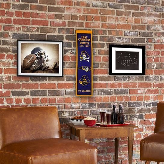 East Carolina Pirates Heritage Banner University Ncaa