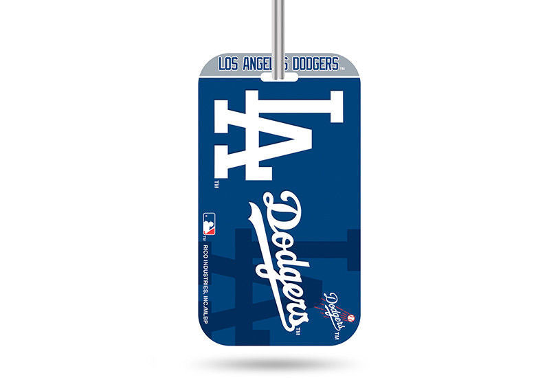 LA DODGERS ID TRAVEL CRYSTAL VIEW BASEBALL LUGGAGE TEAM TAG