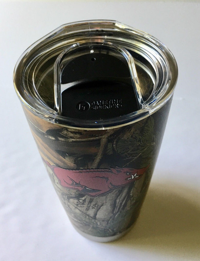 Arkansas Razorbacks 20 Oz Camo Vacuum Insulated Tumbler