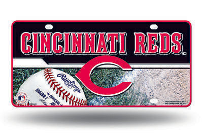 Cincinnati Reds Car Truck Tag License Plate Mlb Baseball Metal Sign