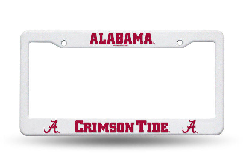 Alabama Crimson Tide Car Truck Tag License Plate Frame University Crimson White
