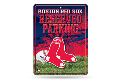 Boston Red Sox Reserved Parking Sign