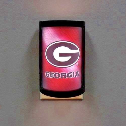 GEORGIA BULLDOGS PLUG-IN LED NIGHT LIGHT WITH LIGHT SENSOR NCAA 3 SETTINGS SPORT