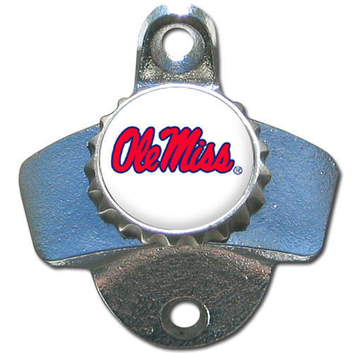 Ole Miss Rebels Wall Mount Bottle Opener NCAA