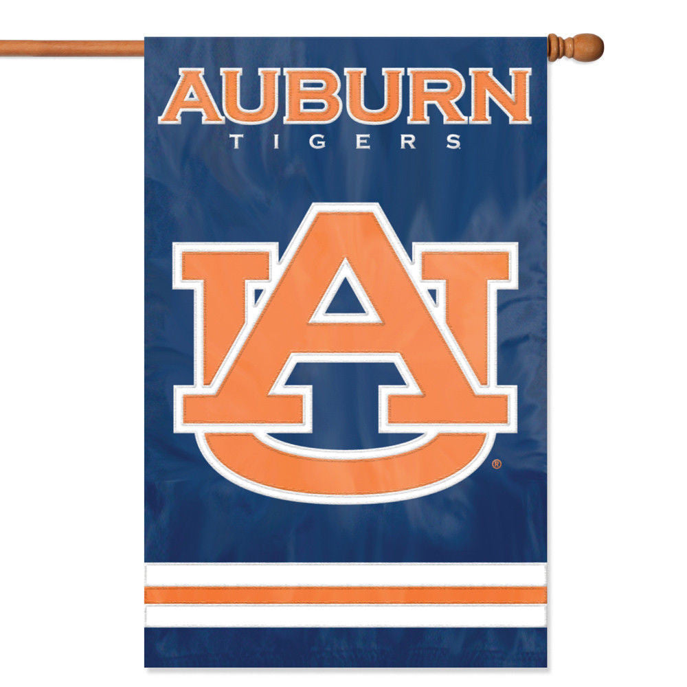 Auburn Tigers Applique Banner House Flag Indoor Outdoor 44