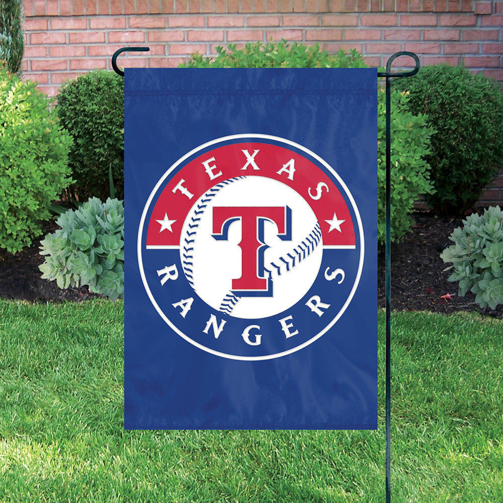 Texas Rangers Garden Flag Applique Premium