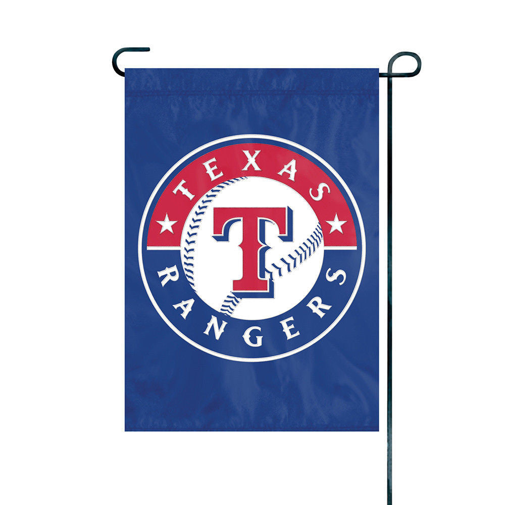 Texas Rangers Garden Flag Applique Premium