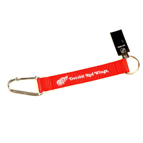 Detroit Red Wings Carabiner Lanyard Keychain 8" Nhl Hockey New! Keyring