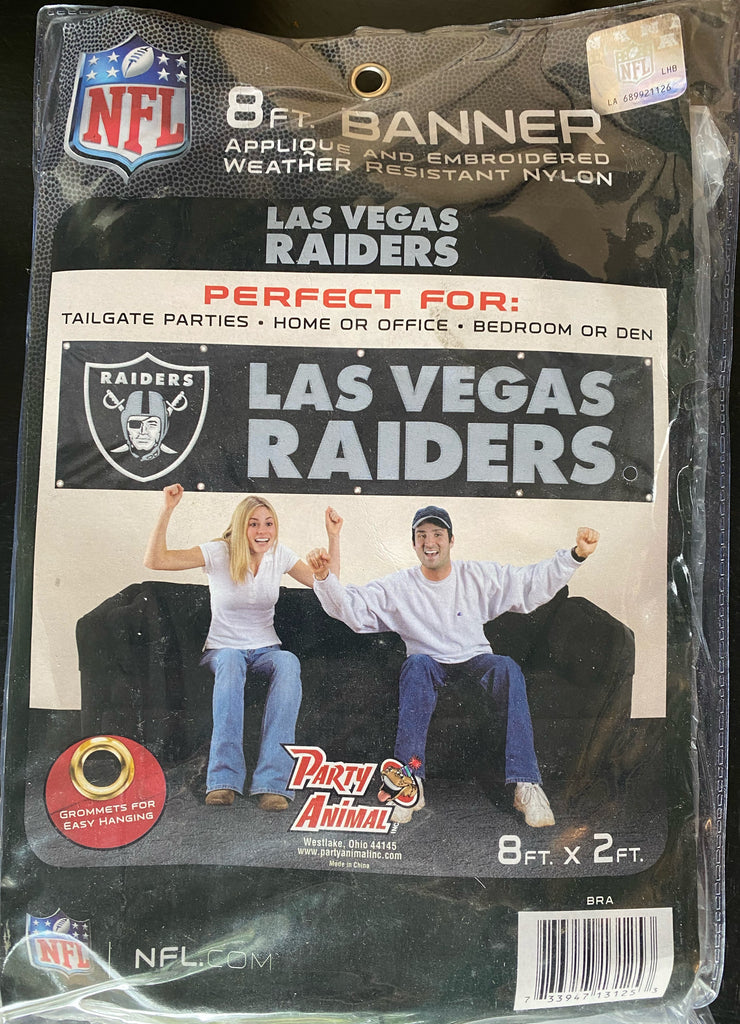 Las Vegas Raiders 8' x 2' Heavyweight Banner