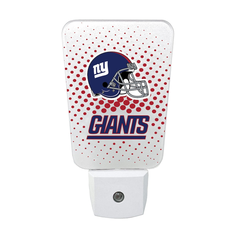 NEW YORK GIANTS TEAM FROSTED NIGHT LIGHT PLUG-IN LED W/LIGHT SENSOR
