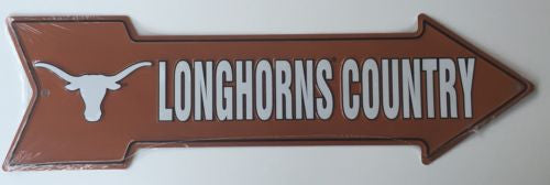 Texas Longhorns Arrow Sign Longhorns Country