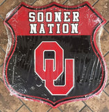 Oklahoma Sooners Sooner Nation Shield