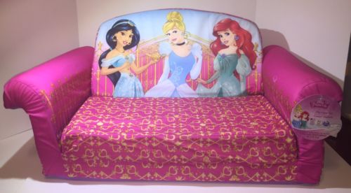 Disney Flip Open Sofa Disney Princess Fold Out Couch Kids Sofa Marshmallow Bed