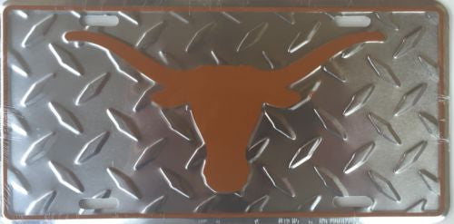 Texas Longhorns Diamond License Plate