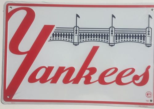 New York Yankees  Embossed Metal Sign Stadium Penants