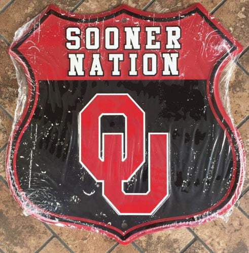 Oklahoma Sooners Sooner Nation Shield