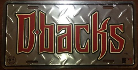 Arizona Diamondbacks #1 Fan Car Truck Tag License Plate Mlb Baseball Metal Sign