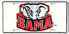 Alabama License Plate Bama Elephant