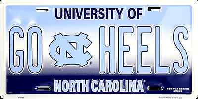 North Carolina Tar Heels License Plate Go Heels