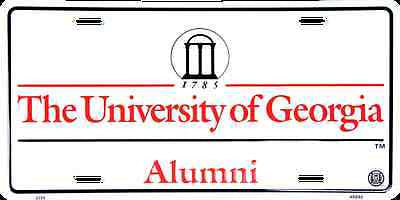 Georgia Alumni License Plate